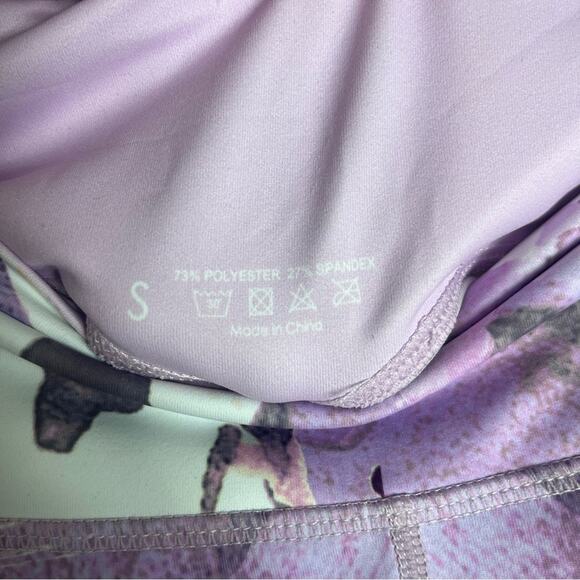 Aimn | Brave Spirit Abstract Watercolor Workout Compression Leggings Small - Picture 8 of 9